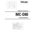 TEAC MC-D80 Service Manual cover photo