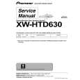 PIONEER XWHTD630 Service Manual cover photo