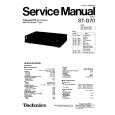 TECHNICS STG70 Service Manual cover photo