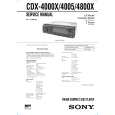 SONY CDX4000X Service Manual cover photo