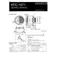 KENWOOD KFC1671 Service Manual cover photo