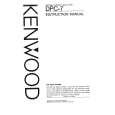 KENWOOD DPC-7 Owner's Manual cover photo