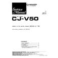 PIONEER CJ-V50 Service Manual cover photo