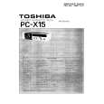 TOSHIBA PCX15 Service Manual cover photo