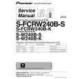 PIONEER S-W240B-K/KUXJI/CA Service Manual cover photo