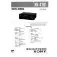 SONY XR4201 Service Manual cover photo