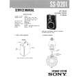 SONY SSD201 Service Manual cover photo