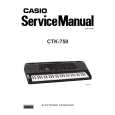 CASIO CTK750 Service Manual cover photo