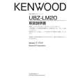 KENWOOD UBZ-LM20 Owner's Manual cover photo