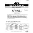 JVC AV27F702/AS Service Manual cover photo