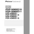 PIONEER PDP-50MXE1-S Owner's Manual cover photo