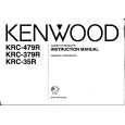 KENWOOD KRC-35R Owner's Manual cover photo