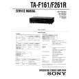 SONY TAF261R Service Manual cover photo