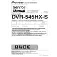 PIONEER DVR-545HX-S/WVXK5 Service Manual cover photo