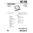 SONY MZE60 Service Manual cover photo