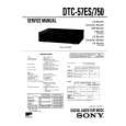 SONY DTC-57ES Owner's Manual cover photo