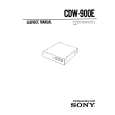 SONY CDW-900E Service Manual cover photo