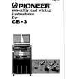 PIONEER CB-3 Owner's Manual cover photo