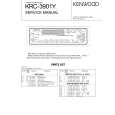 KENWOOD KRC3901Y Service Manual cover photo