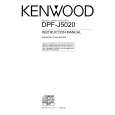 KENWOOD DPFJ5020 Owner's Manual cover photo