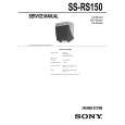 SONY SSRS150 Service Manual cover photo