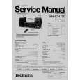 TECHNICS SHCH700 Service Manual cover photo