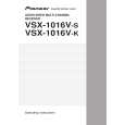 PIONEER VSX-1016V-K/SPWXJ Owner's Manual cover photo