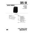 SONY SRS38 Service Manual cover photo