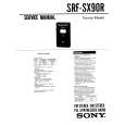 SONY SRF-SX90R Service Manual cover photo