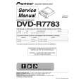 PIONEER DVDR7783 Service Manual cover photo