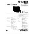 SONY KVS2911A Service Manual cover photo