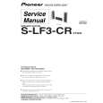 PIONEER S-LF3-CR/XTW/E Service Manual cover photo