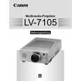 CANON LV-7105 Owner's Manual cover photo