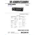 SONY XR4300RV Service Manual cover photo