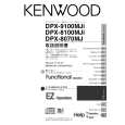 KENWOOD DPX-8070MJ Owner's Manual cover photo