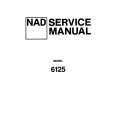 NAD 6125 Service Manual cover photo