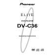 PIONEER DV-C36/KUXQ/CA Owner's Manual cover photo