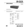 SONY XRC8220 Service Manual cover photo