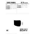 SONY KVS2921A Service Manual cover photo