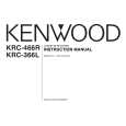 KENWOOD KRC-366L Owner's Manual cover photo