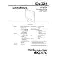 SONY SDMX202 Owner's Manual cover photo
