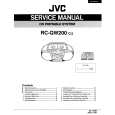 JVC RCQW200 Service Manual cover photo