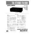 SONY TAF310R Service Manual cover photo