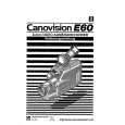 CANON E60 Owner's Manual cover photo