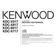 KENWOOD KDCX717 Owner's Manual cover photo