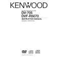 KENWOOD DV705 Owner's Manual cover photo