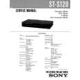 SONY STS120 Service Manual cover photo
