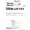 PIONEER DRM-UF701/ZUCKFP Service Manual cover photo