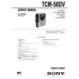 SONY TCM50DV Service Manual cover photo