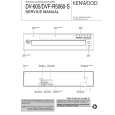 KENWOOD DV605 Service Manual cover photo